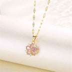 Crystal Snowflake Necklace Women Fashion Ins Necklace - VEX CLUB HOUSE