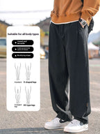 Men's Loose Cargo Pants Straight Casual Trousers - VEX CLUB HOUSE