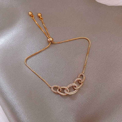 Zircon Flower Bracelet Women Zircon Flower Bracelet Women
