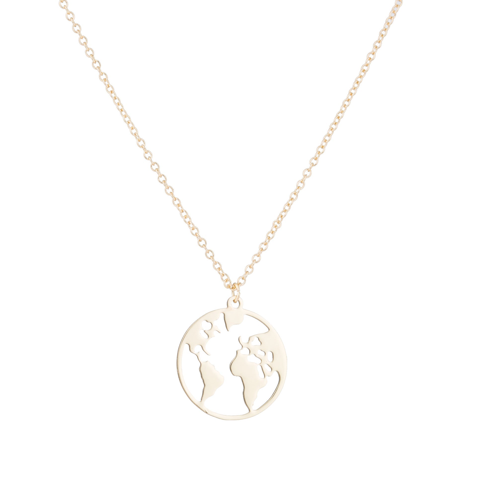 Vintage Origami World Map Necklace Women Geometric Necklace - VEX CLUB HOUSE