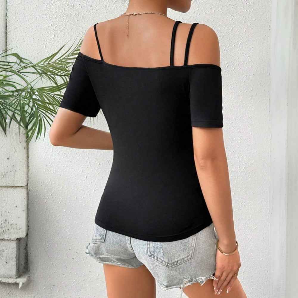 Womens Minimalist Sexy Off-shoulder Camisole Top - VEX CLUB HOUSE