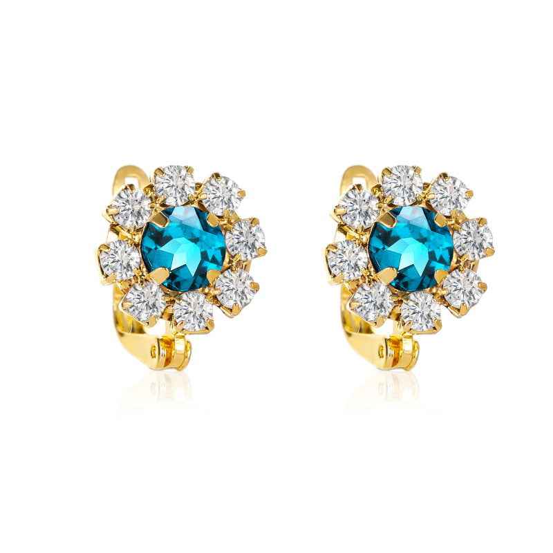 Earrings Fashion Full Diamond Earrings Women Temperament - VEX CLUB HOUSE