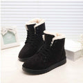 Women's Snow Boots Short Warm Flat Heel Shoes - VEX CLUB HOUSE