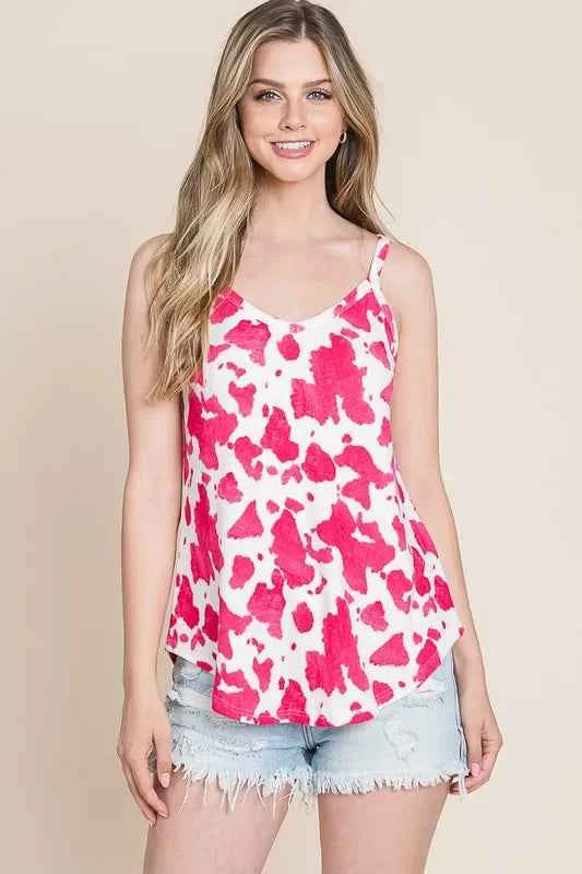 BOMBOM Animal Print Cami