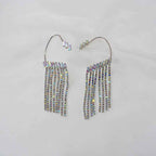 Earrings Long Earrings Rhinestone Tassel Earrings Women - VEX CLUB HOUSE