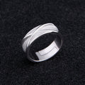 Time Ring 2-dimensional Simple Versatile Personality Opening Adjustable Men And Women Simple Bracelet Finger Ring Jewelry V E X C L U B H O U S E