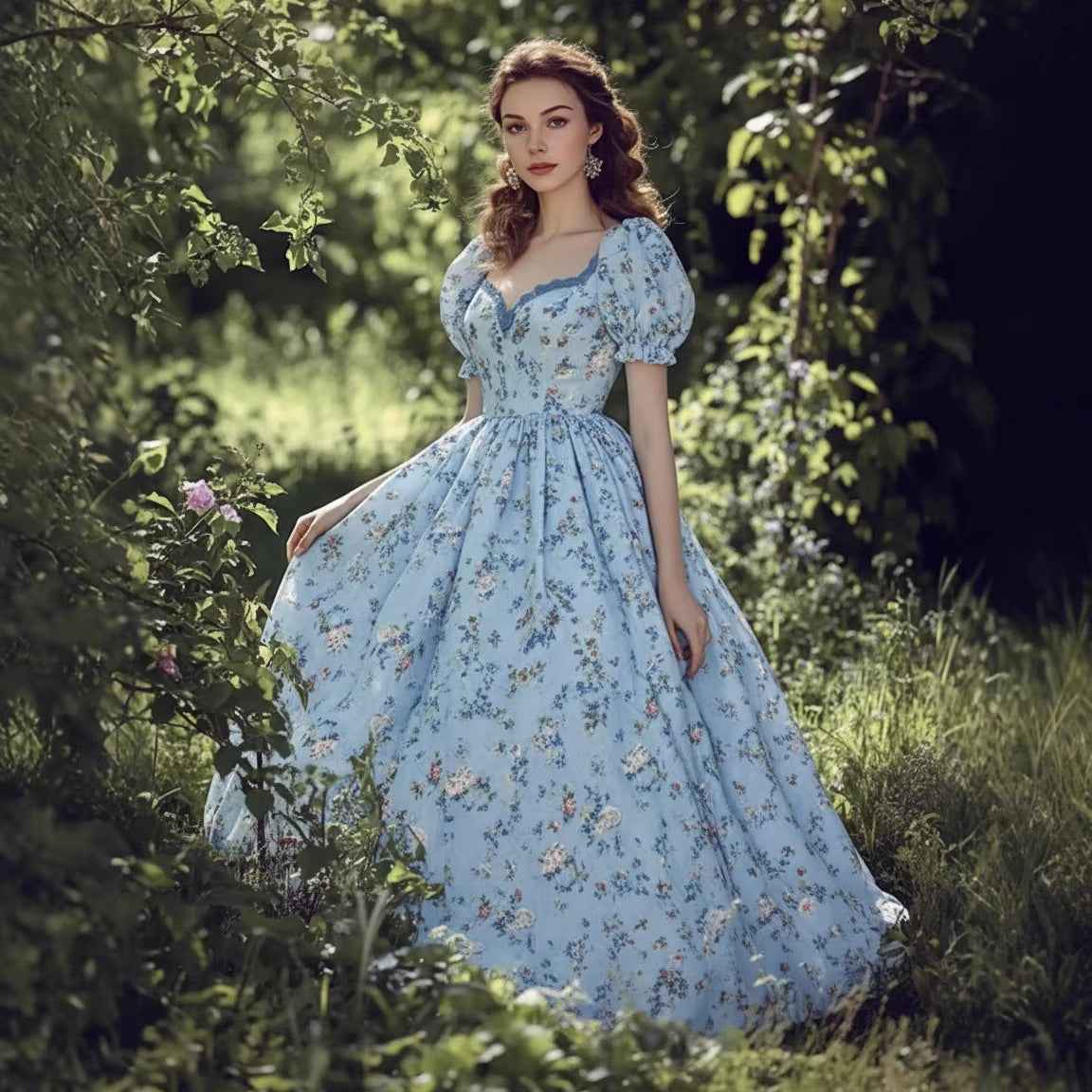 Womens Bohemian Casual V-Neck Short-Sleeve Dress - VEX CLUB HOUSE