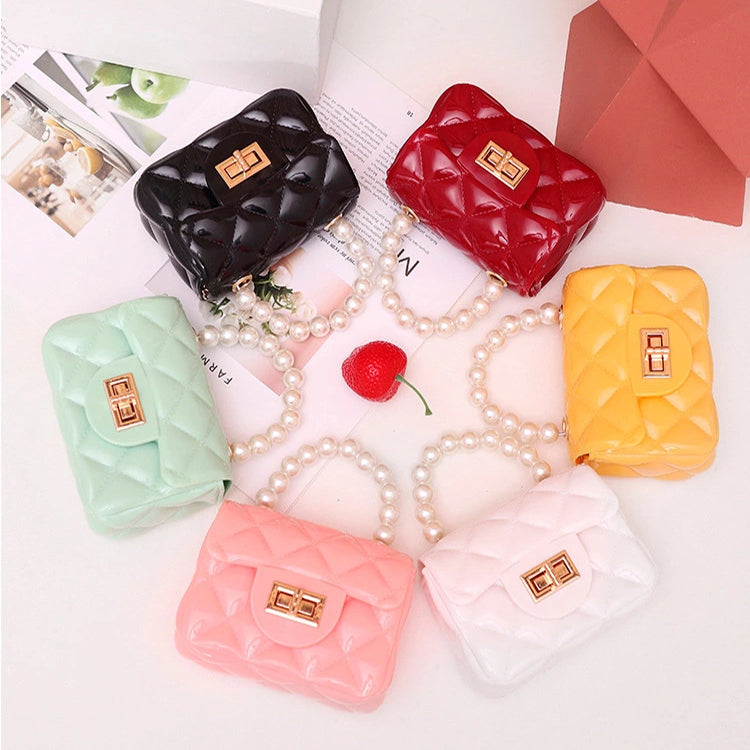 Candy-colored Mini Shoulder Bags With Pearls Handbag Women - VEX CLUB HOUSE