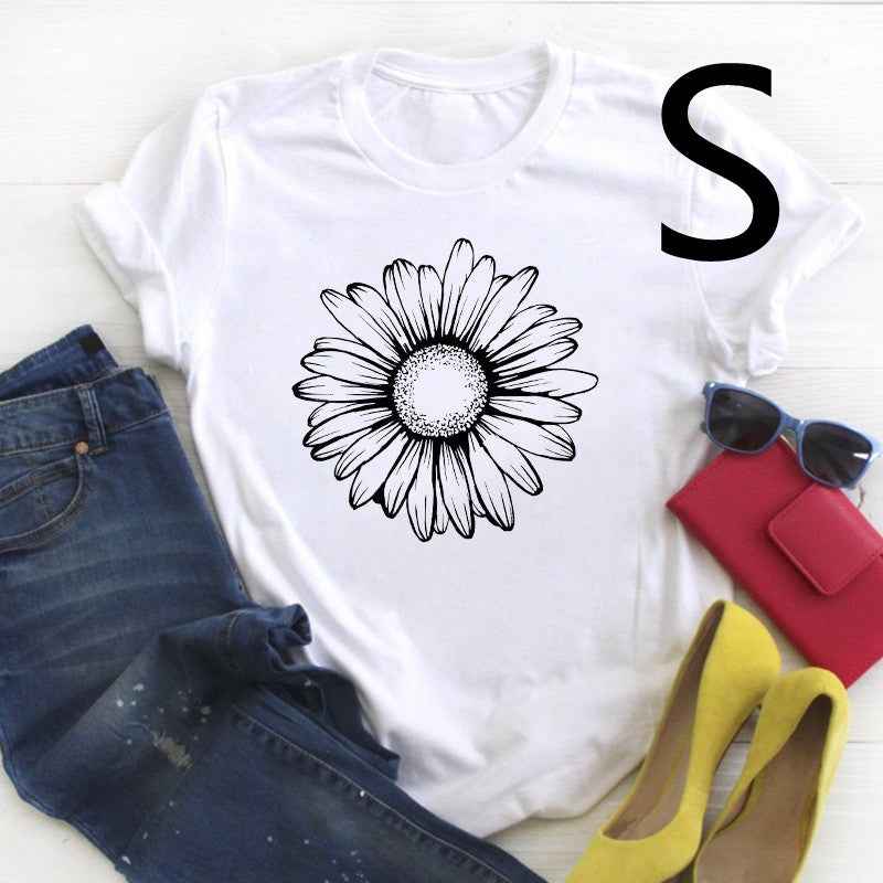 Literature And Art High Mountain Personality Printing Short-sleeved Men And Women - VEX CLUB HOUSE