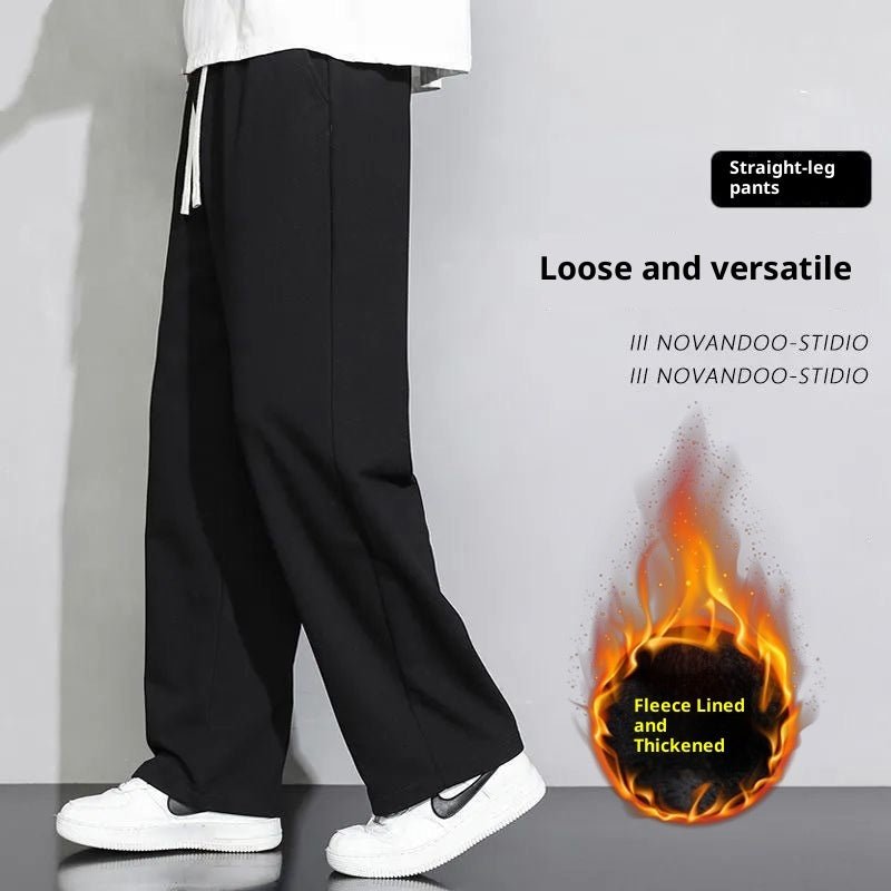 New Loose Straight Gray Sweatpants Spring And Autumn - VEX CLUB HOUSE