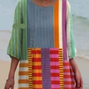 Womens 3D Cropped-sleeve Dress - VEX CLUB HOUSE