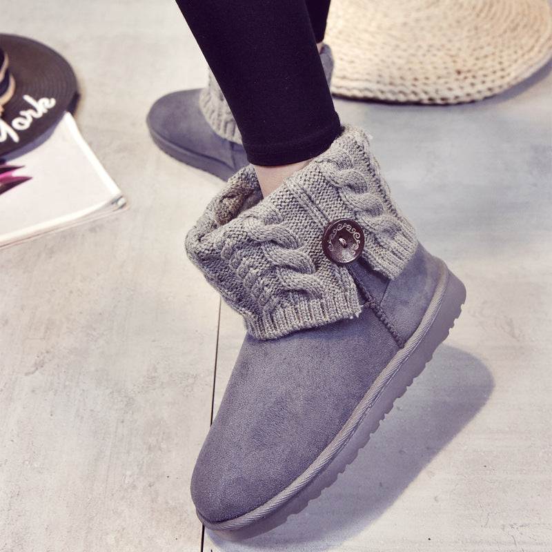 Women's  With Medium Cotton Shoes And Short Boots - VEX CLUB HOUSE
