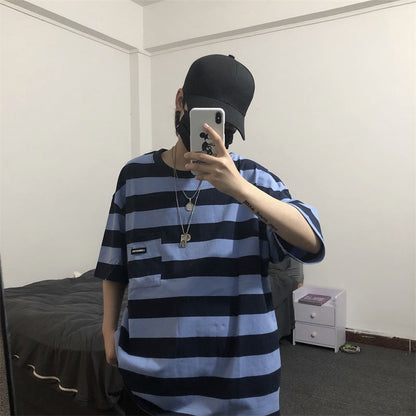 Striped short sleeve t-shirt - VEX CLUB HOUSE