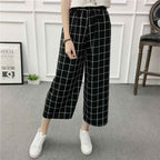 Wide-leg pants Loose flared pants High waist - VEX CLUB HOUSE