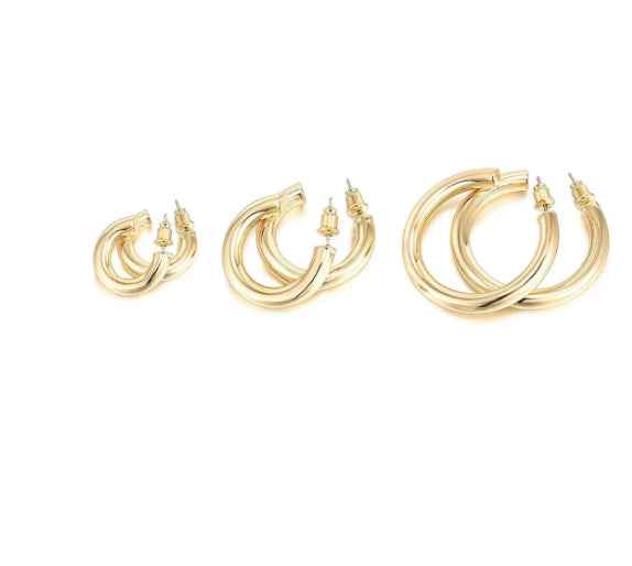Glossy Round Earrings Jewelry Women - VEX CLUB HOUSE