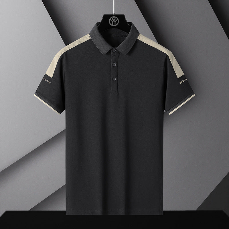 Short Sleeve Lapel T-shirt Round Neck Loose T-shirt Trendy - VEX CLUB HOUSE