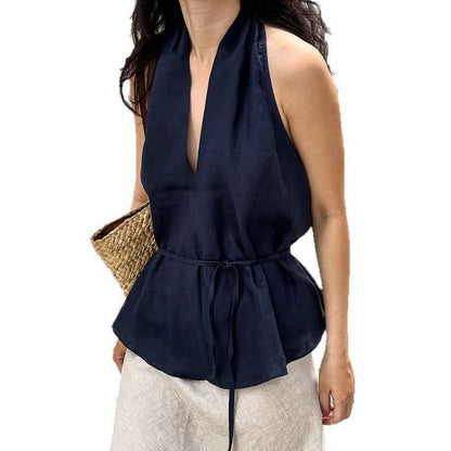 Stylish And Minimalist Sleeveless Top For Women - VEX CLUB HOUSE