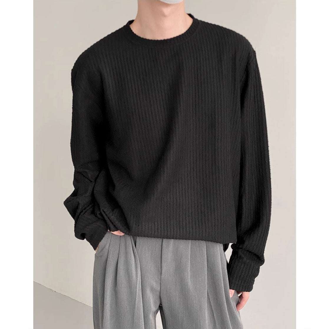 Men's Autumn Loose Casual Bottoming Shirt - VEX CLUB HOUSE
