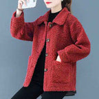 Autumn And Winter Lambswool Women's Short Jacket - VEX CLUB HOUSE