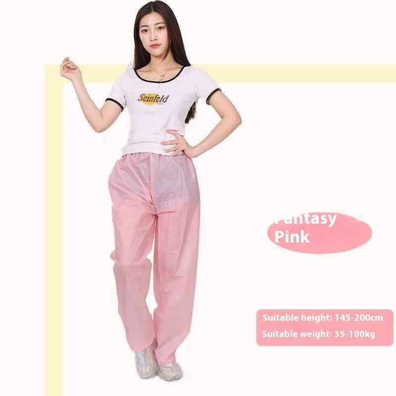 Men's And Women's Lower Body Rain One-piece Thickened Rainproof Waterproof Pants - VEX CLUB HOUSE
