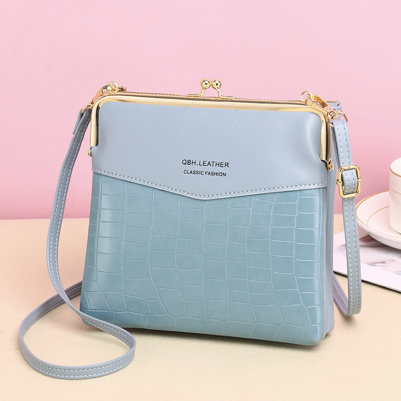 Lock Shoulder Bags Women Alligator Pattern Crossbody Phone Bag - VEX CLUB HOUSE