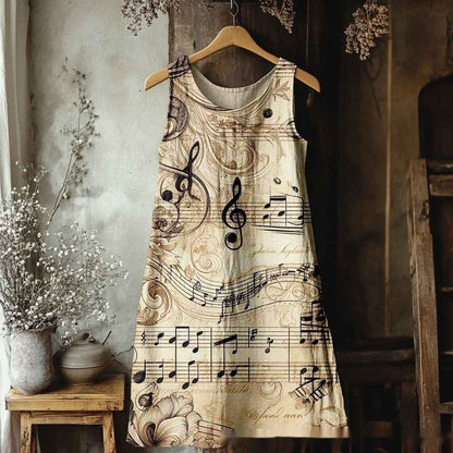 Womens Sleeveless V-Neck 3D Printed Dress - VEX CLUB HOUSE