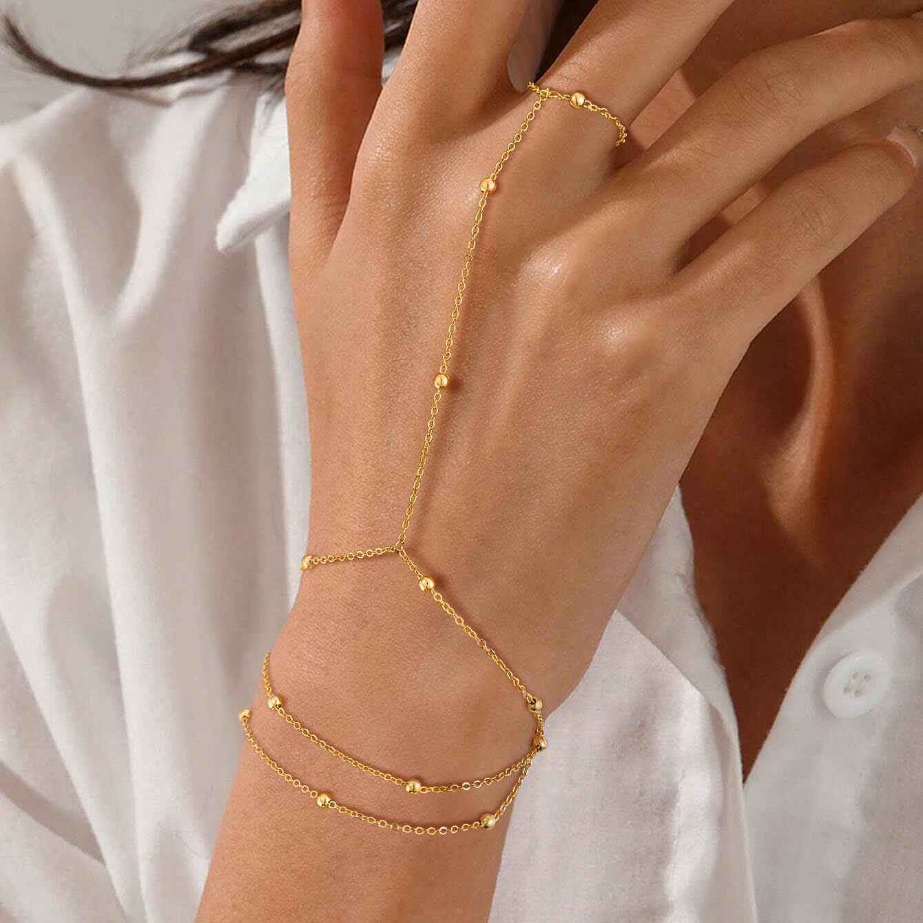 New Stylish Ring Bracelet With A Light-luxury High-end Vibe - VEX CLUB HOUSE