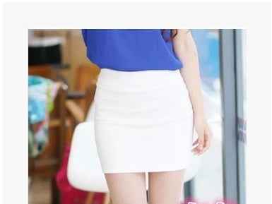 Fashion Women Ladies Sexy Summer Packs Hip Pencil Skirt High Waist Pleated Elastic Slim Mini Skirts for Office Party - VEX CLUB HOUSE