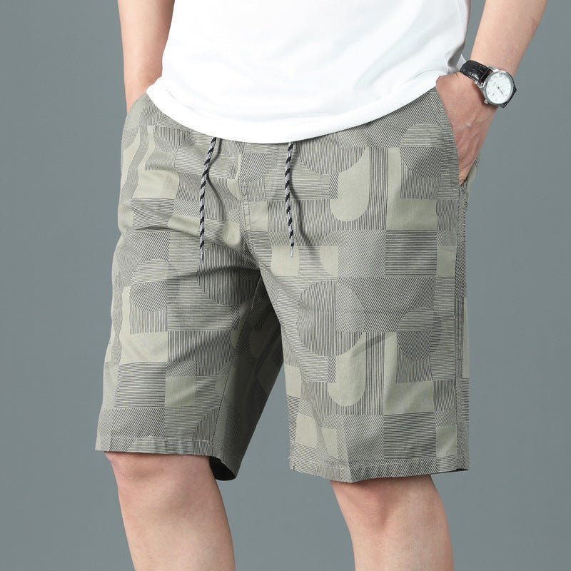 Thin Printed Shorts Fashion Outerwear Casual Pants - VEX CLUB HOUSE