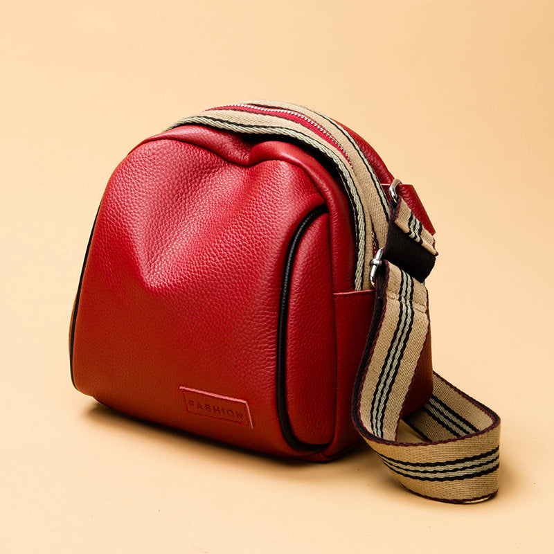Cowhide Saddle Bags For Lady Brand Women Handbag Genuine - VEX CLUB HOUSE