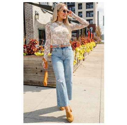 Fashionable Trendy Floral-print Fitted Top For Women - VEX CLUB HOUSE