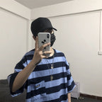Striped short sleeve t-shirt - VEX CLUB HOUSE