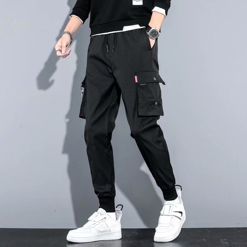 Ice Silk Spring And Summer Men's Casual Pants Men's Sports Overalls - VEX CLUB HOUSE