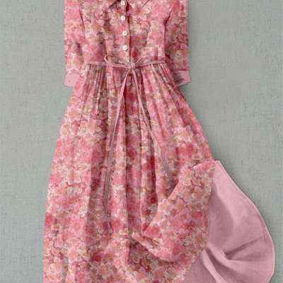 Hot Sale Regular Sleeve Polyester Dress - VEX CLUB HOUSE