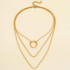 Circle Necklace Clavicle Chain Necklace Women - VEX CLUB HOUSE