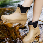 Women's Short Rain Boots Waterproof Anti-slip And Wear-resistant - VEX CLUB HOUSE