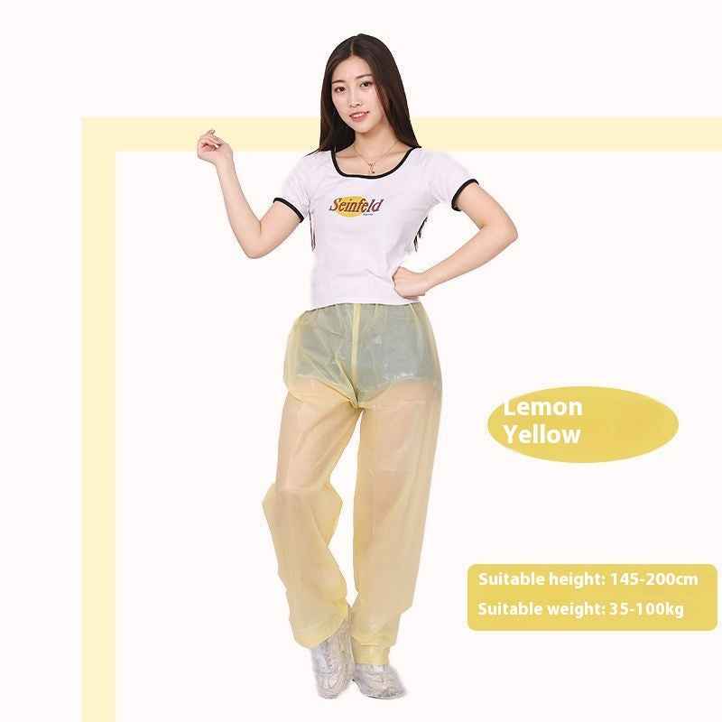 Men's And Women's Lower Body Rain One-piece Thickened Rainproof Waterproof Pants - VEX CLUB HOUSE