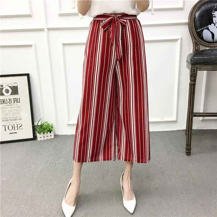 Wide-leg pants Loose flared pants High waist - VEX CLUB HOUSE