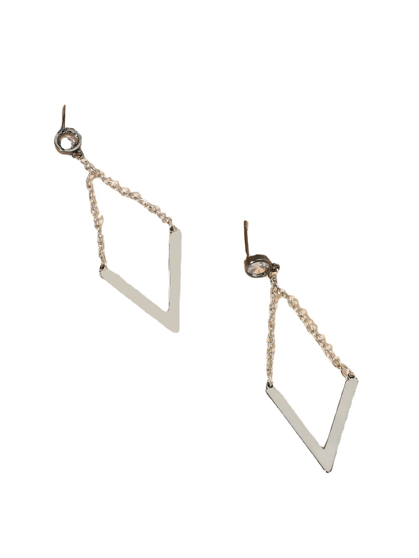 Zircon Earrings Simple Personality Long Elegant Earrings Women - VEX CLUB HOUSE