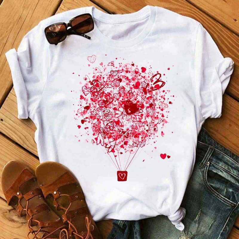 Ice Cream Flower Print Men And Women Couple Short Sleeve - VEX CLUB HOUSE
