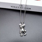 Cute Bear Necklace Fashion Personality Hip-hop Pendant Couple Versatile Fall Winter Sweater Chain Men Women Jewelry - VEX CLUB HOUSE