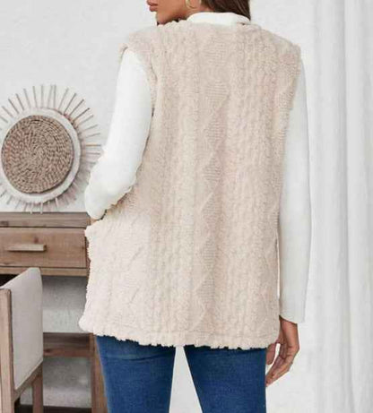 Stylish Casual Cardigan With Plush Pockets On Both Sides - VEX CLUB HOUSE