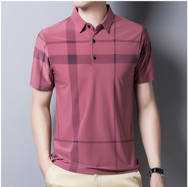 Men's Fashion Ice Silk Short Sleeve T-shirt - VEX CLUB HOUSE