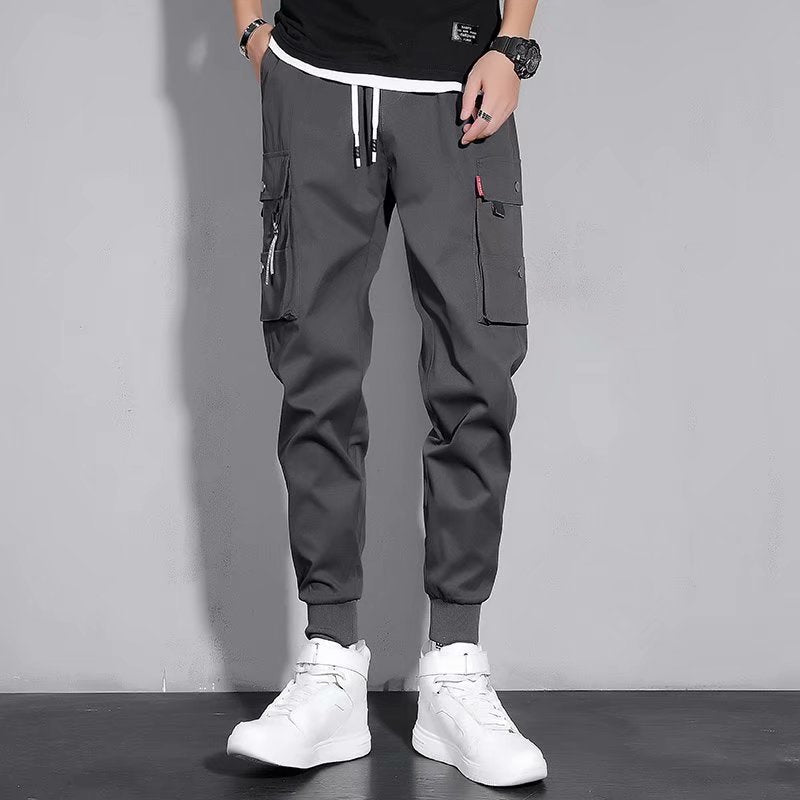 Ice Silk Spring And Summer Men's Casual Pants Men's Sports Overalls - VEX CLUB HOUSE