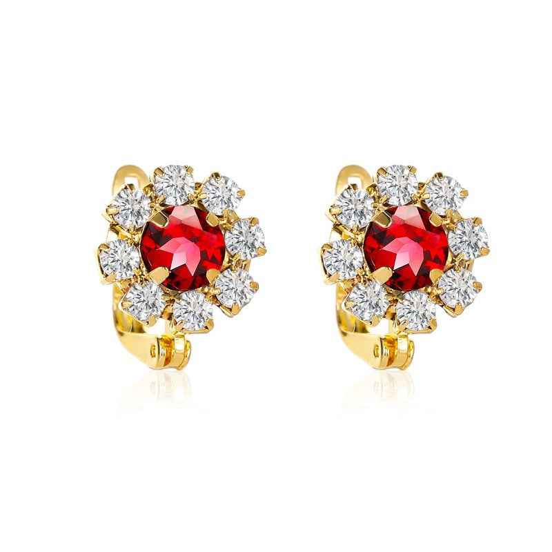 Earrings Fashion Full Diamond Earrings Women Temperament - VEX CLUB HOUSE