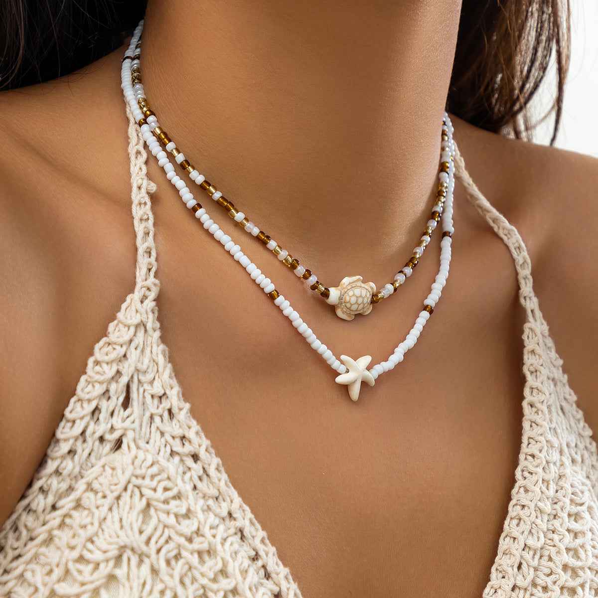 Starfish Shell Necklace For Women Necklace - VEX CLUB HOUSE