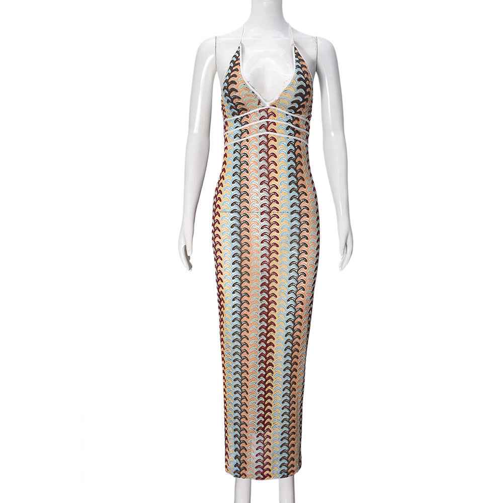 Striped Sexy & Stylish Camisole Dress For Women - VEX CLUB HOUSE