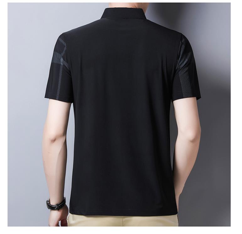 Men's Fashion Ice Silk Short Sleeve T-shirt - VEX CLUB HOUSE