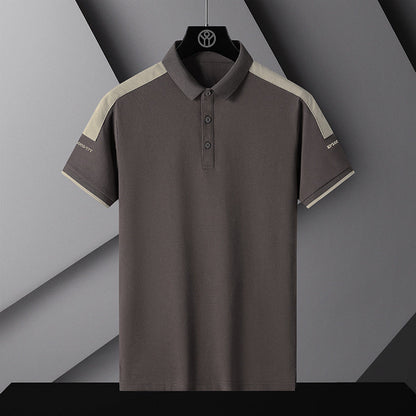 Short Sleeve Lapel T-shirt Round Neck Loose T-shirt Trendy - VEX CLUB HOUSE