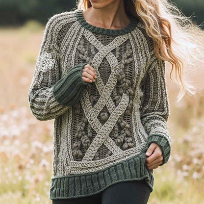 Stylish Personalized Casual Womens Wear With A Crew Neck And Long Sleeves - VEX CLUB HOUSE
